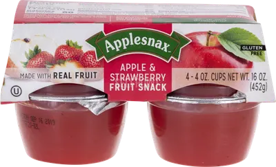 Applesauce With Strawberries 4 Cups