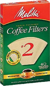 Super Premium Coffee Filters #2 Natural Brown