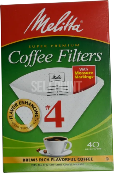 Super Premium Cone Coffee Filters 40 Ct