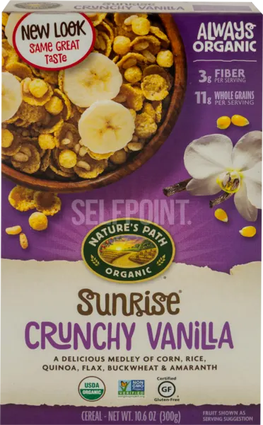 Gluten Free Sunrise Crunchy Vanilla Cereal