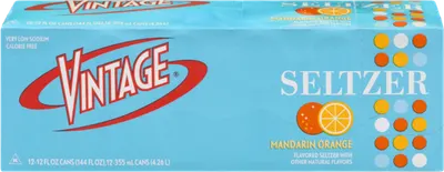 Mandarin Orange Seltzer 12 pk