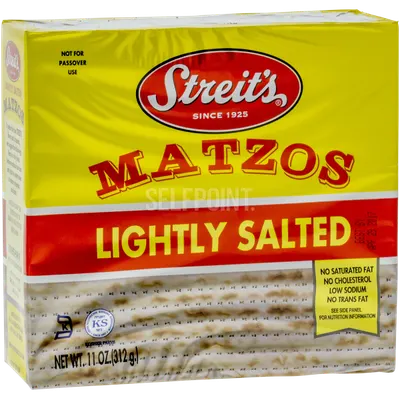 Lightly Salted Thin & Crisp Matzos