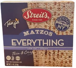 Vegan Thin & Crisp Everything Matzos