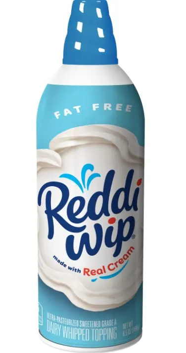 Fat Free Dairy Whipped Topping Cream