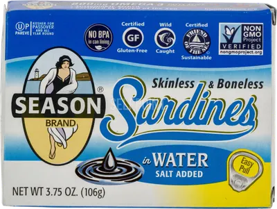 Sardines Boneless Water Salted