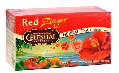 Red Zinger Flavored Herbal Tea Bags 20 ct