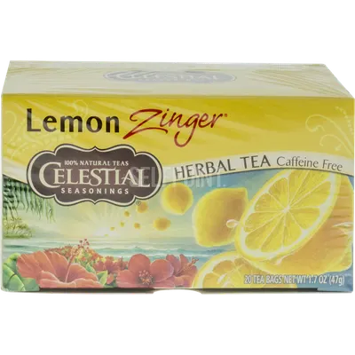 Lemon Zinger Flavored Herbal Tea  20 ct