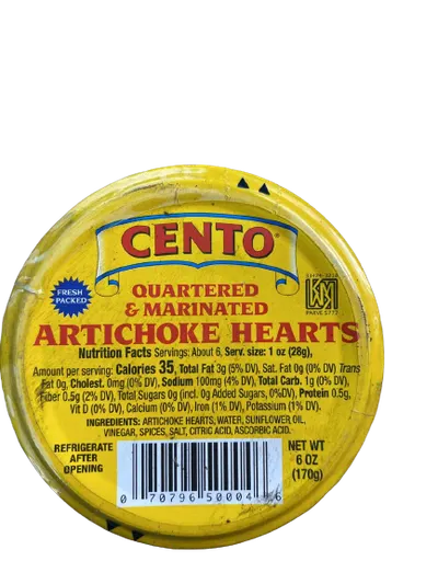 Quartered & Marinated Artichoke Hearts