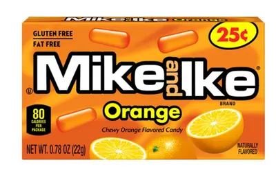Fat Free Chewy Orange Flavored Candy