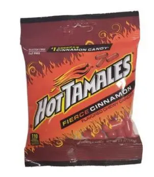 Mike & Ike Bag Hot Tamales Fierce Cinnam