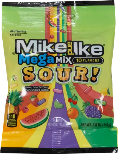 Mega Mix Chewy Assorted Sour Fruit Flavored Candy