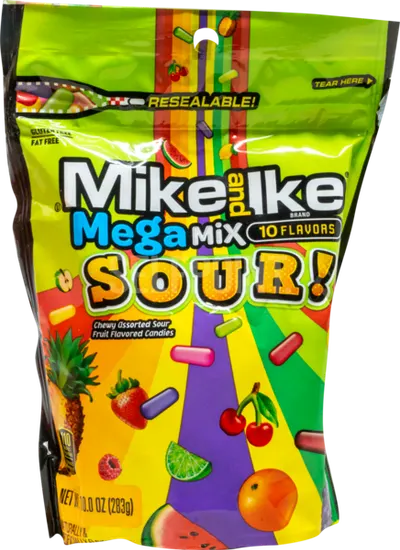 Mega Mix Fruit Flavor Sour Candy