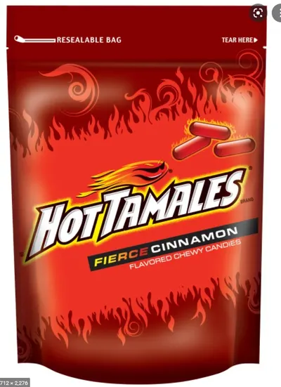 Bag Hot Tamales 10 Oz.