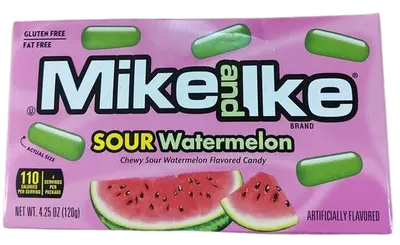 Chewy Sour Watermelon Flavored Candy