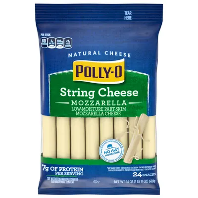 Mozzarella String Cheese Snacks 24 ct