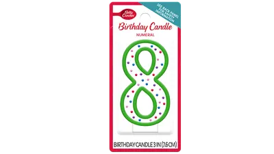 Numeral Birthday Candle No.8
