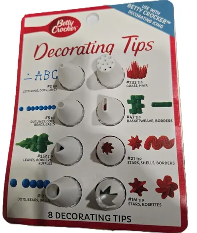 Decorating Tips 8 Pk