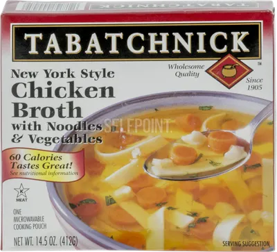New York Style Chicken Broth With Noodles & Vegetables