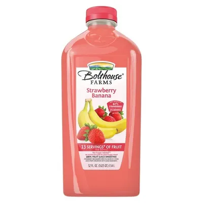 Strawberry Banana Fruit Juice Smoothie