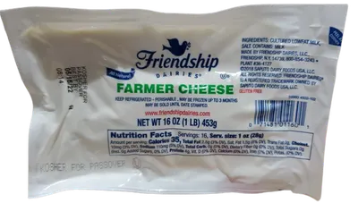 Gluten Free Farmer Cheese