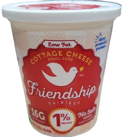 1% Milkfat Small Curd Cottage Cheese