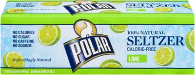 Seltzer Lime Calorie Free 12 pk