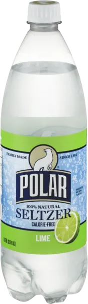Calorie Free Premium Lime Seltzer Bottle