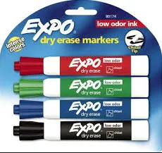 Dry Erase Markers - 4 Ct