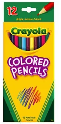 Sharpened Colored Long Pencils 12 ct