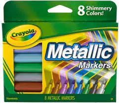 Crayola Metallic Markers 8Ct
