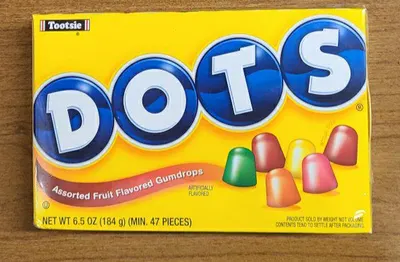 Dots Assorted Fruit Flavored Gumdrops