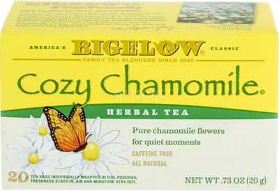 Cozy Chamomile Flavored Herbal Tea 20 ct