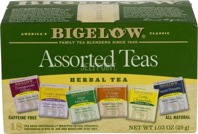 Assorted Caffeine Free Herbal Teas 18 ct