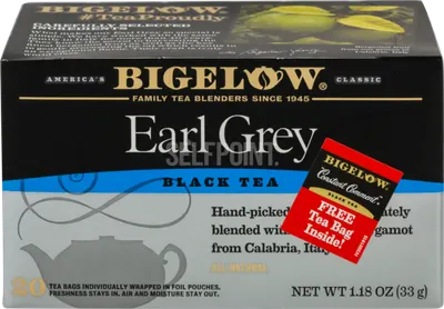 Earl Grey Black Tea Bags 20 ct