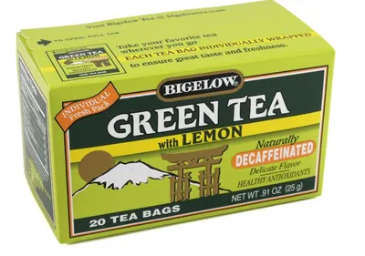 Green Tea Decaffeinated With Lemon 20 ct