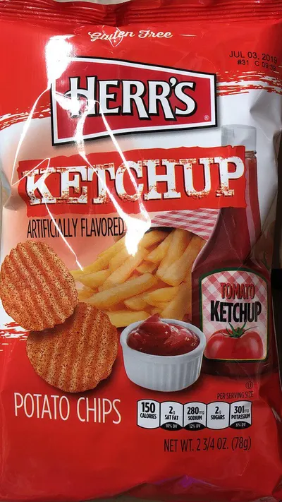 Potato Chips Ketchup $2.69
