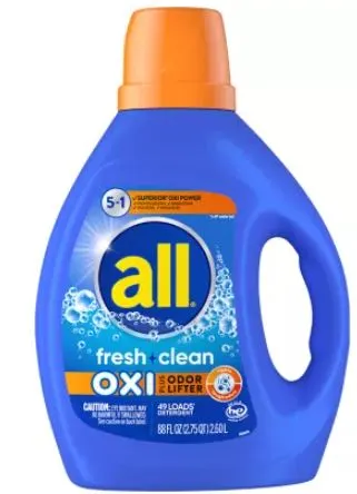 5 in 1 Fresh + Clean Oxi Plus Liquid Detergent