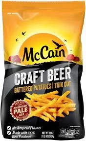 Craft Beer Battered Potatoes/ Thin Cut