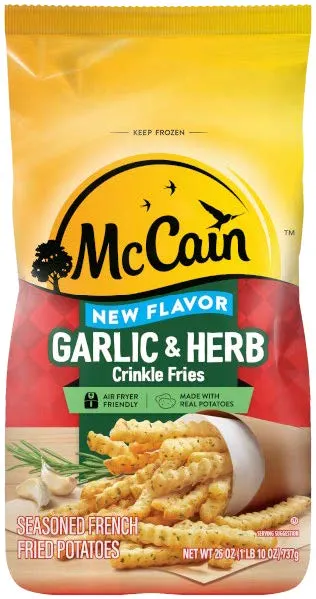 Garlic & Herb Crinkle Fried Potatoes