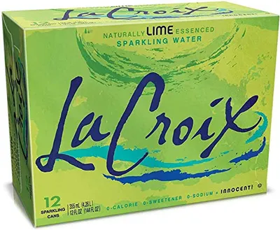 Sparkling Water Lime 12 pk