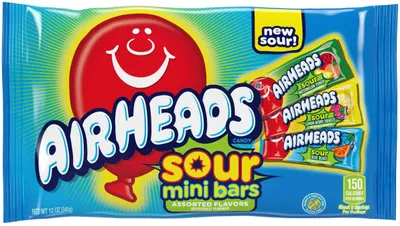 Sours Assorted Flavored Mini Bars 12 ct