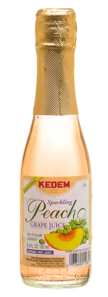 Sparkling Peach Grape Juice No Sugar Added