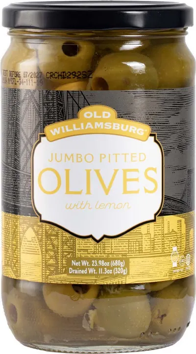 Jumbo Pitted Olives with Lemon