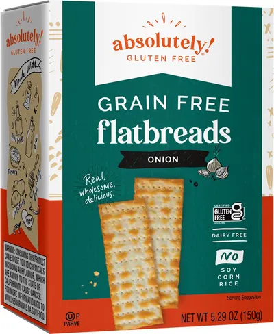 Toasted Onion Flatbread Gluten Free