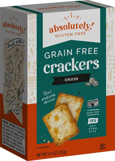 Toasted Onion Crackers Gluten Free