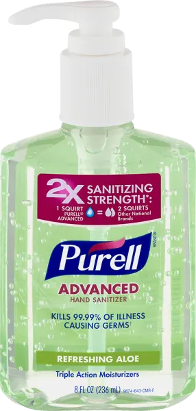 Purell 8 Oz Soothing Gel Green