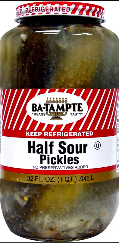 Half Sour Pickles
