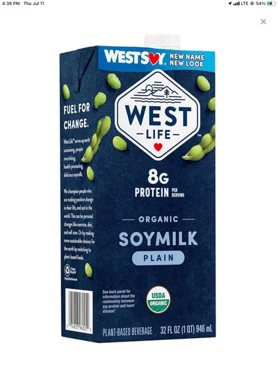 Organic Original Soymilk Plain