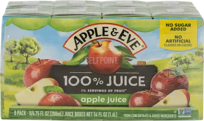 100% Apple Juice 8 ct