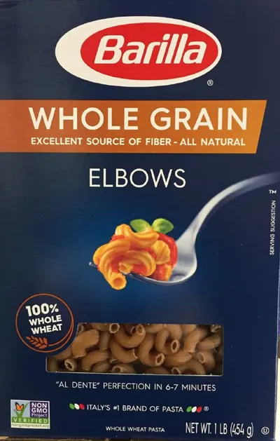 Whole Grain Elbows with Excellent Source of Fiber